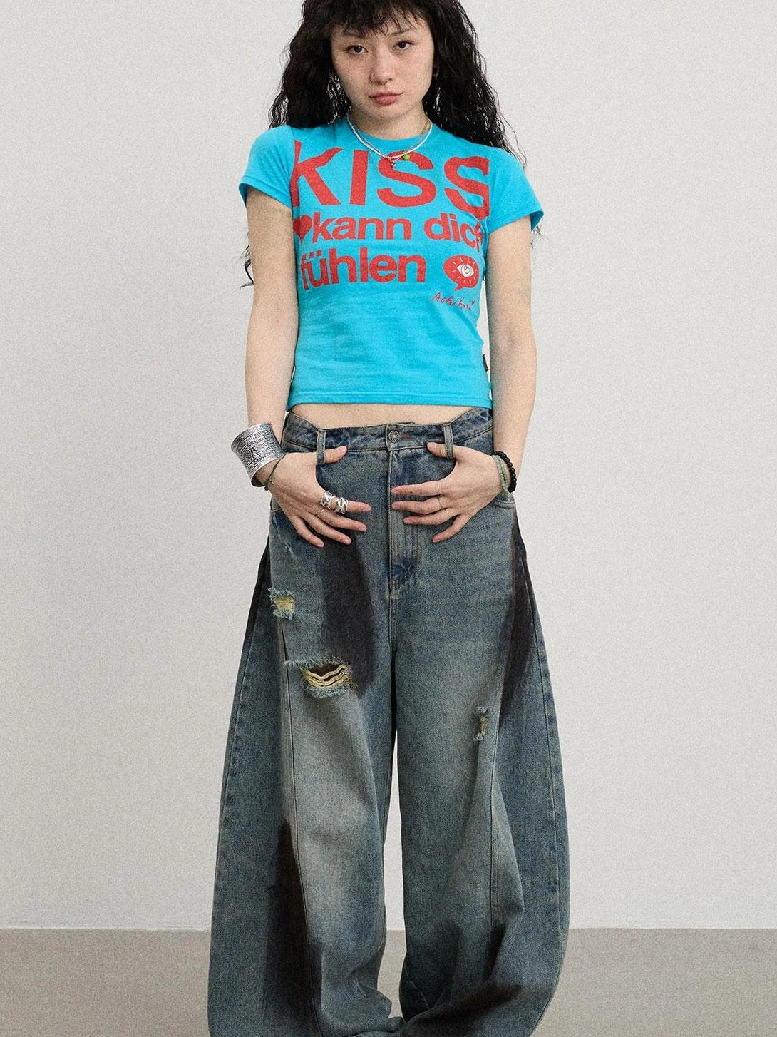 2025 New Sleeveless Crop Top Women T-Shirt