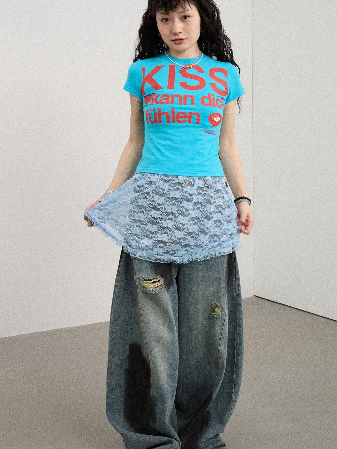Achihara 2025 New Sleeveless Crop Top Women T-Shirt