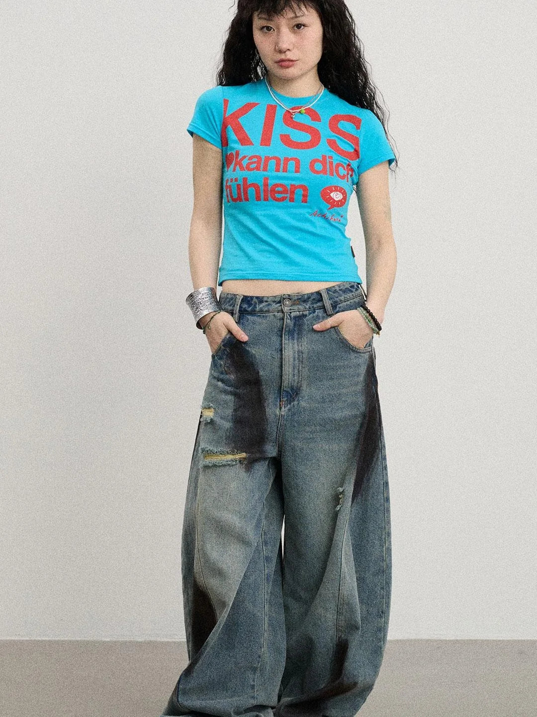 2025 New Sleeveless Crop Top Women T-Shirt