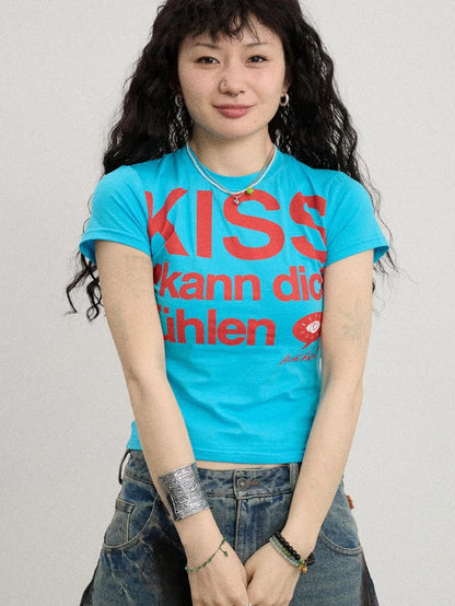 2025 New Sleeveless Crop Top Women T-Shirt