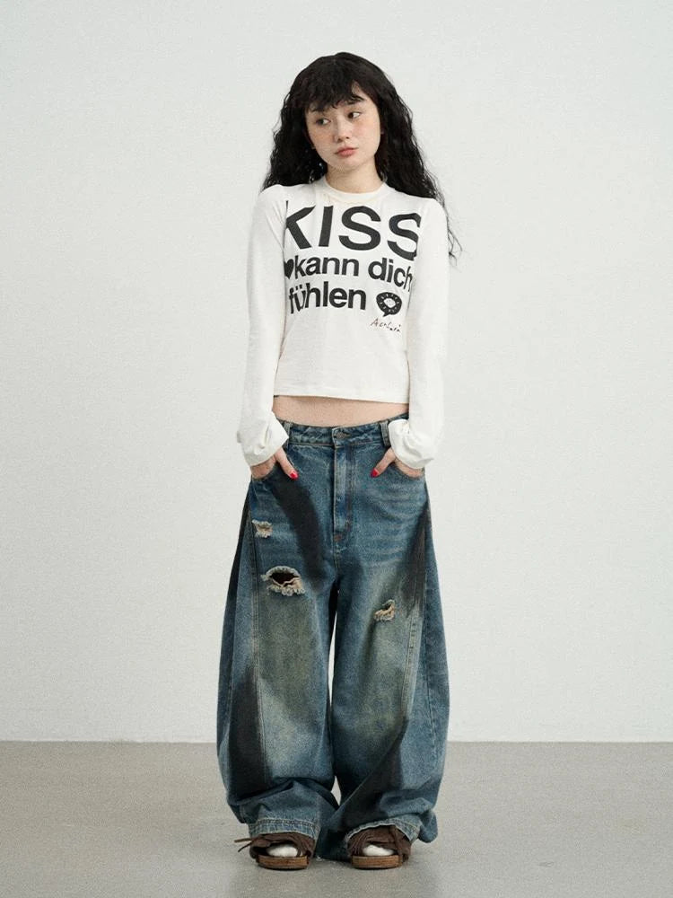 2025 New Sleeveless Crop Top Women T-Shirt