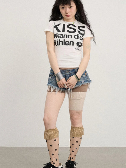 2025 New Sleeveless Crop Top Women T-Shirt