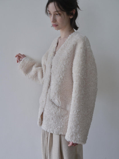 DKZ OFFICIAL Fluffy Detachable Faux Fur Scarf Collar Women&