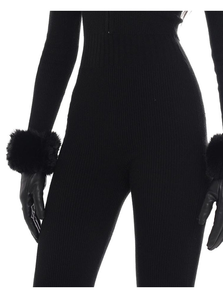 &quot;Sexy Waist-Cinching Knit Jumpsuit for Women&quot;