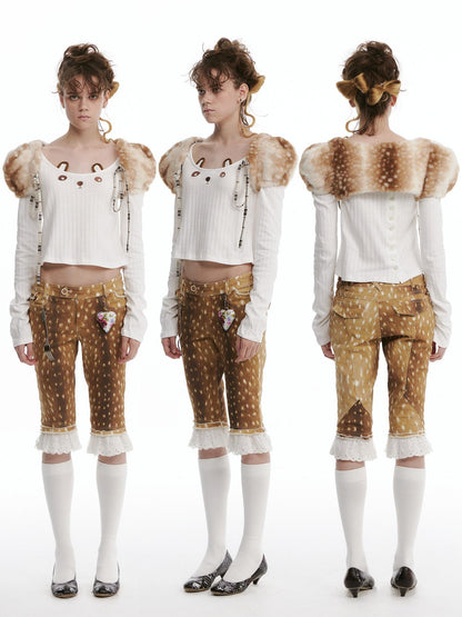nit alcove Cardigan court à encolure bateau et ouverture sur le devant, modèle original pour femme, noir, Deer Accessories