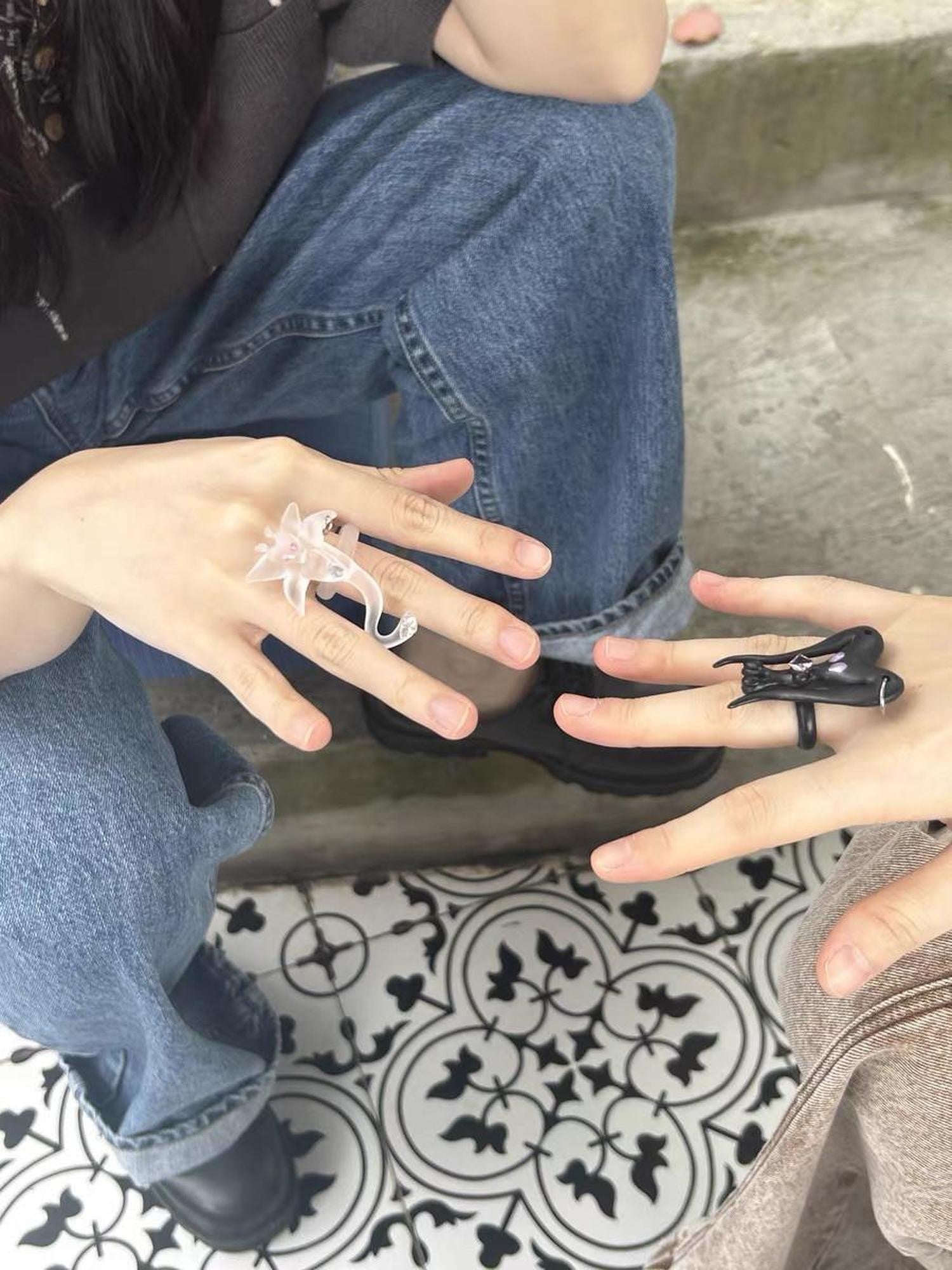 takeabreak Alien Cute Punk Transparent Women&