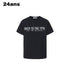 24ans 100% Cotton Casual Printed Straight Fit Unisex Crew Neck Short Sleeve T-Shirts