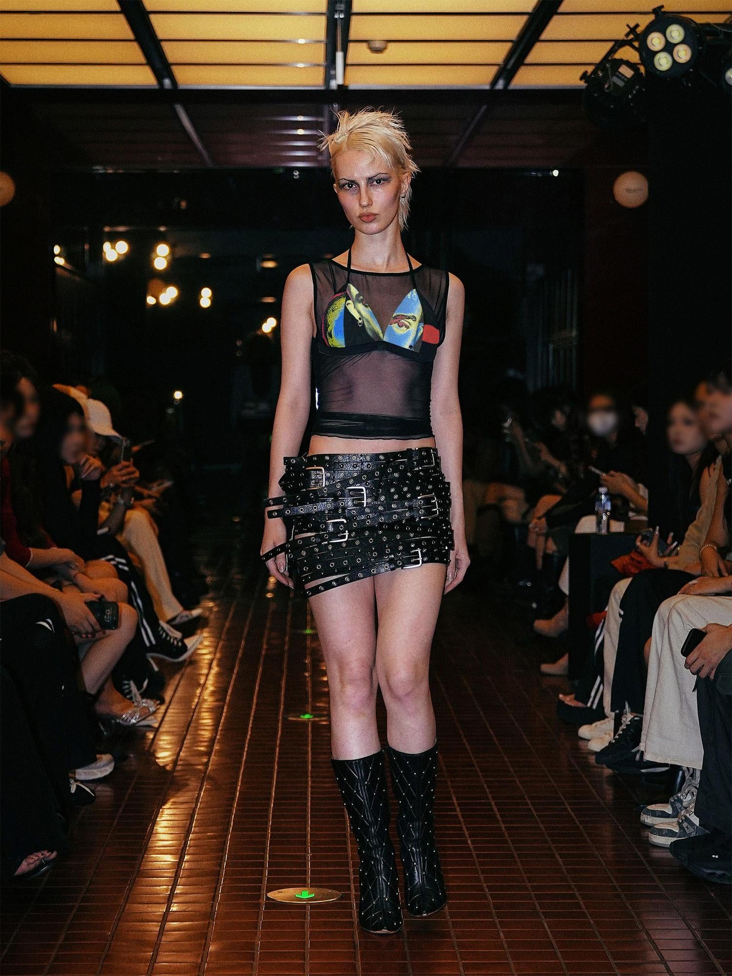 24ans 2025 Summer Runway Cotton Blend Vest