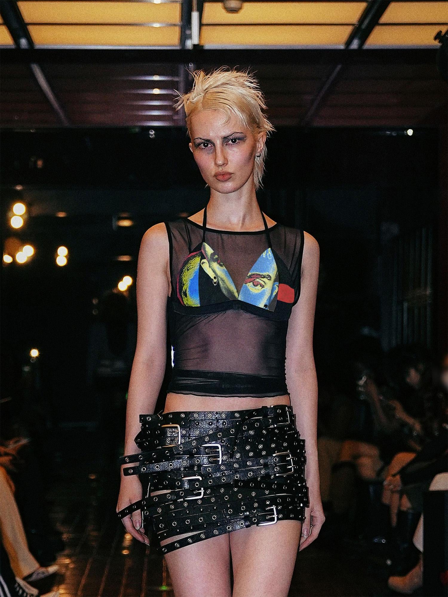 24ans 2025 Summer Runway Cotton Blend Vest