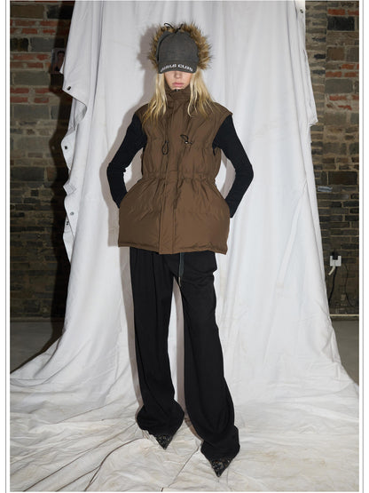 24ans Adjustable Down Vest With 3 Proof Fabric And 90 Percent White Duck Down