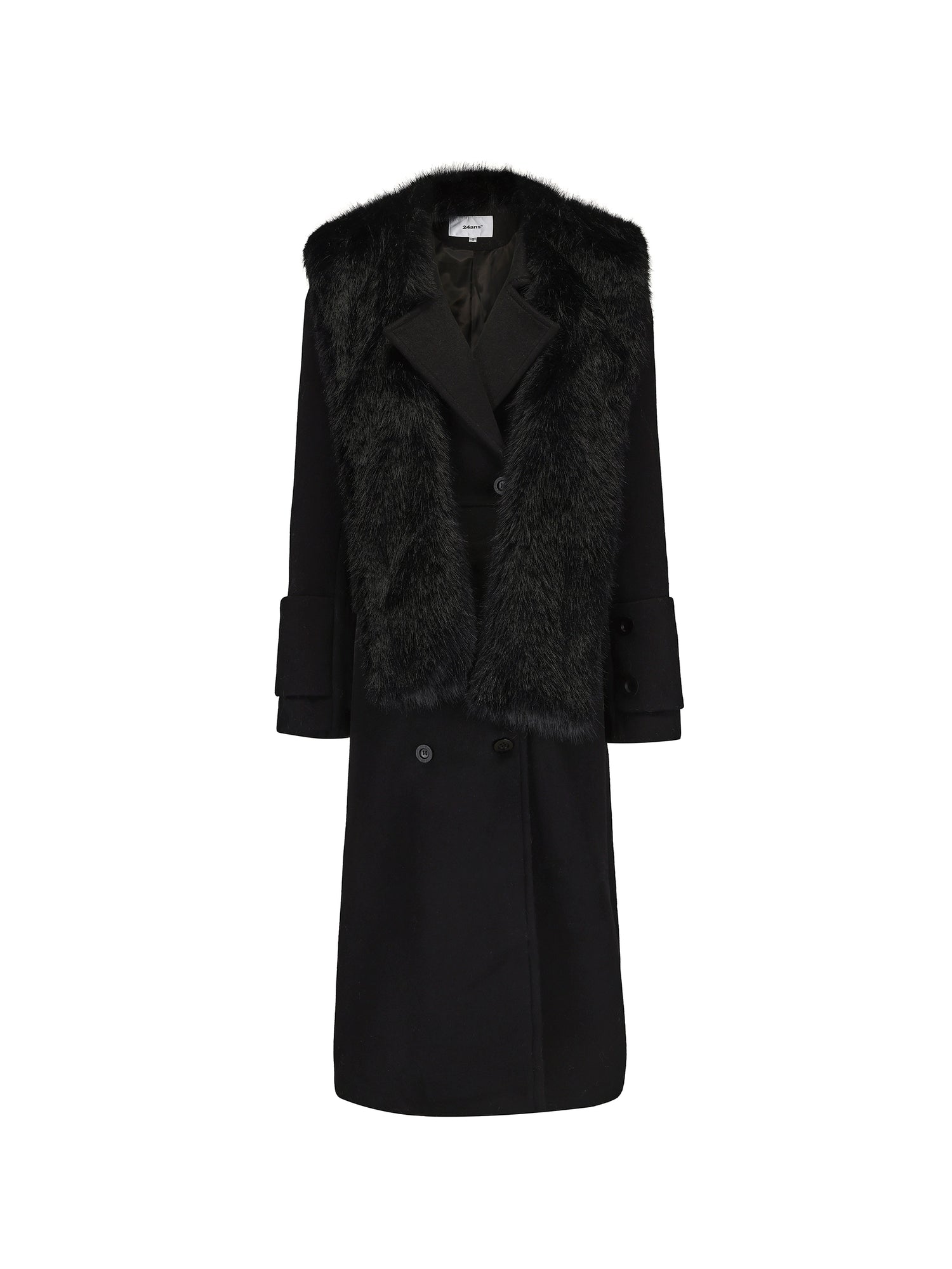 24ans_Alpaca_Wool_Blend_Scarf_Collar_Overcoat_MISSTT