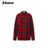 24ans_Anti_Wrinkle_Pure_Cotton_Loose_Punk_Plaid_Longline_Drop_Shoulder_Unisex_Shirts_MISSTT