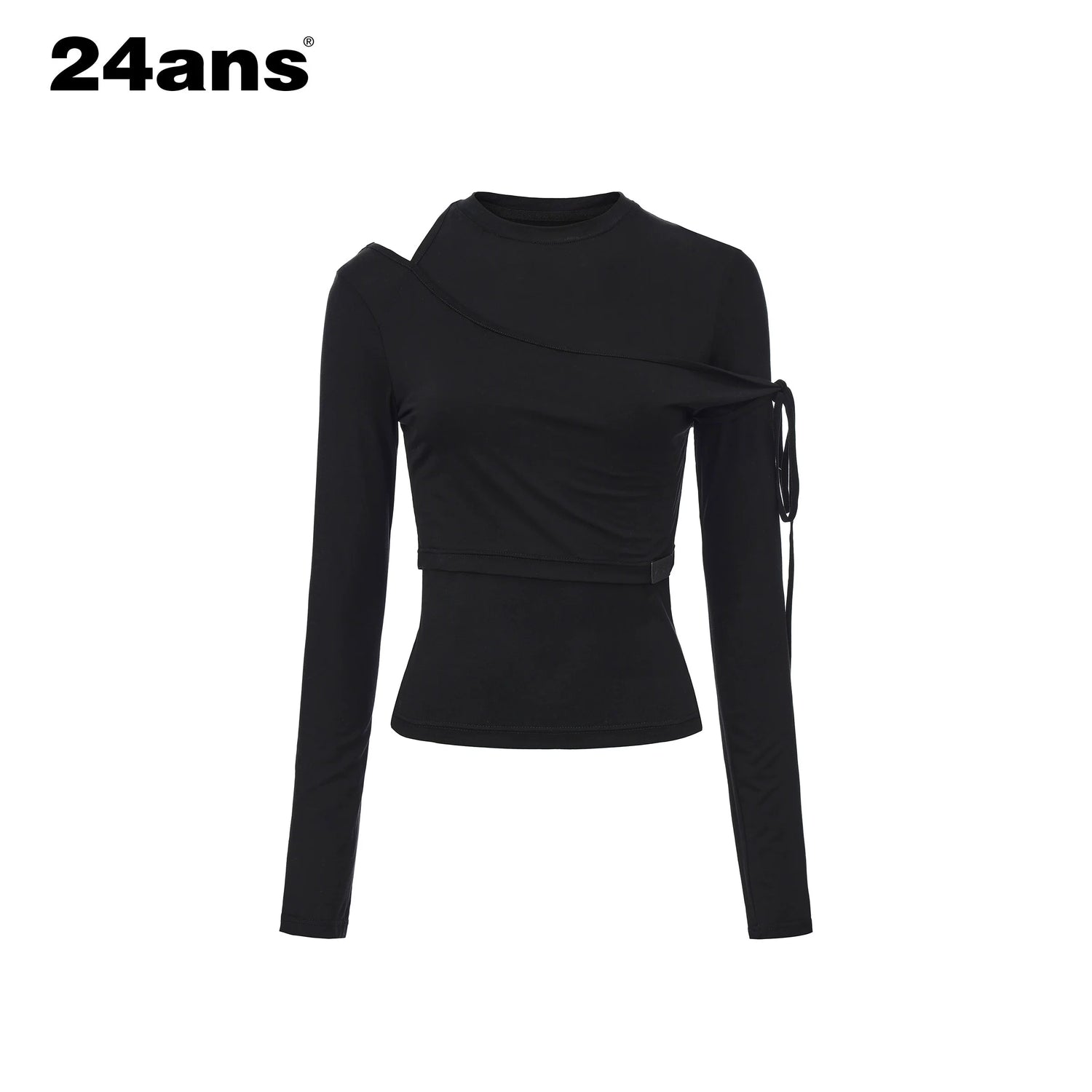 24ans_Asymmetric_Shoulder_Deconstructed_Long_Sleeve_Top_MISSTT