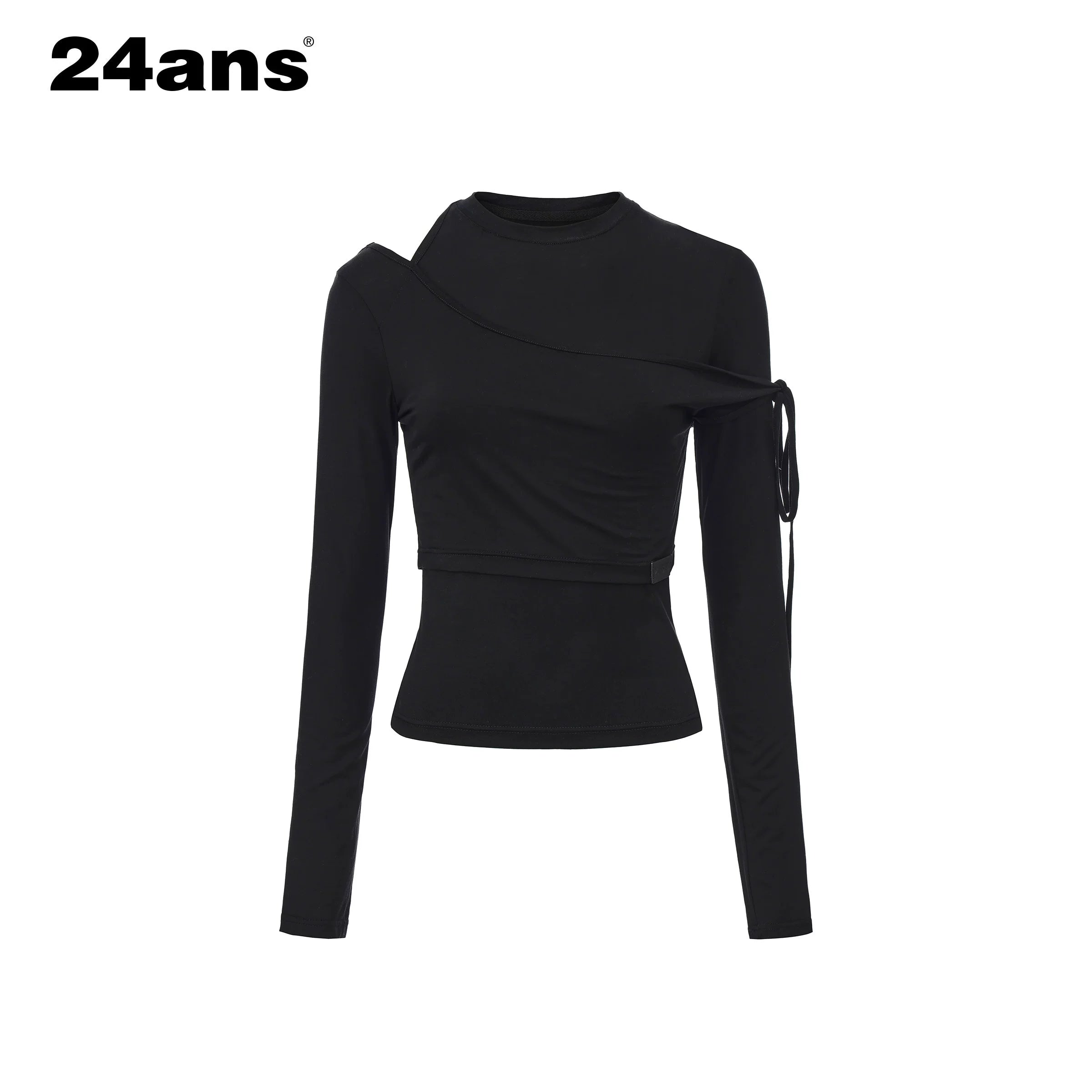 24ans_Asymmetric_Shoulder_Deconstructed_Long_Sleeve_Top_MISSTT