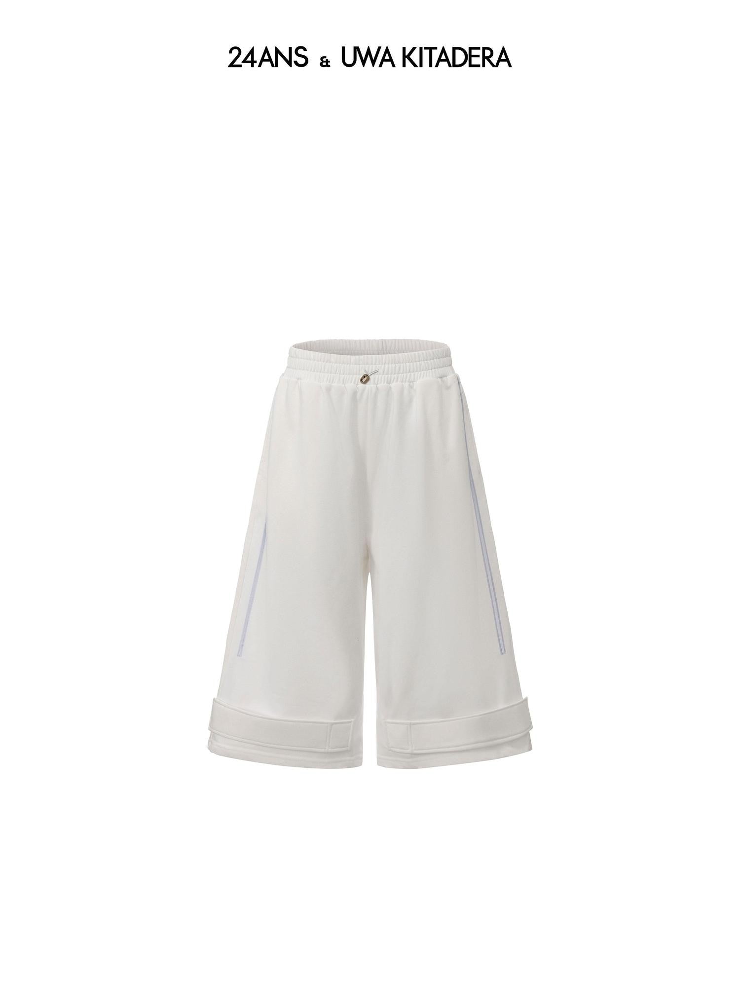24ans Asymmetric Wide Leg High Waist Women&
