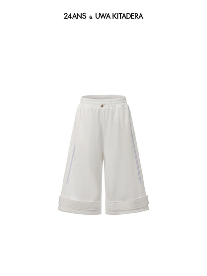 24ans Asymmetric Wide Leg High Waist Women&