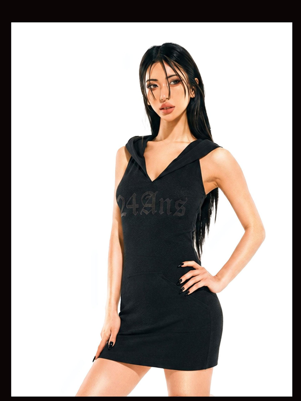 24ans Back Cutout Sleeveless Sweatshirt Women&