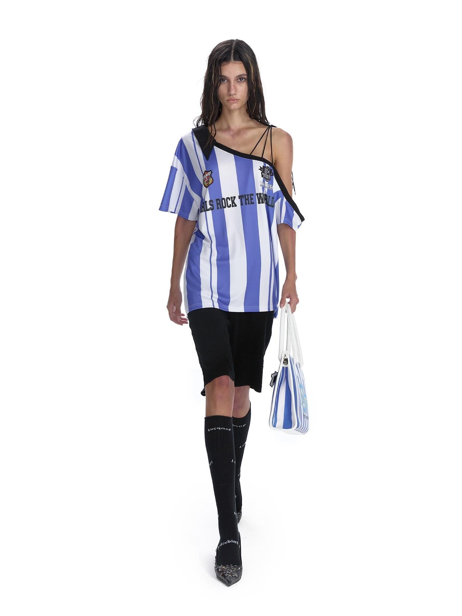 24ans Blokecore Off Shoulder Jersey Top