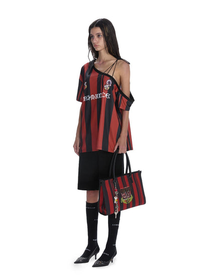 24ans Blokecore Off Shoulder Jersey Top