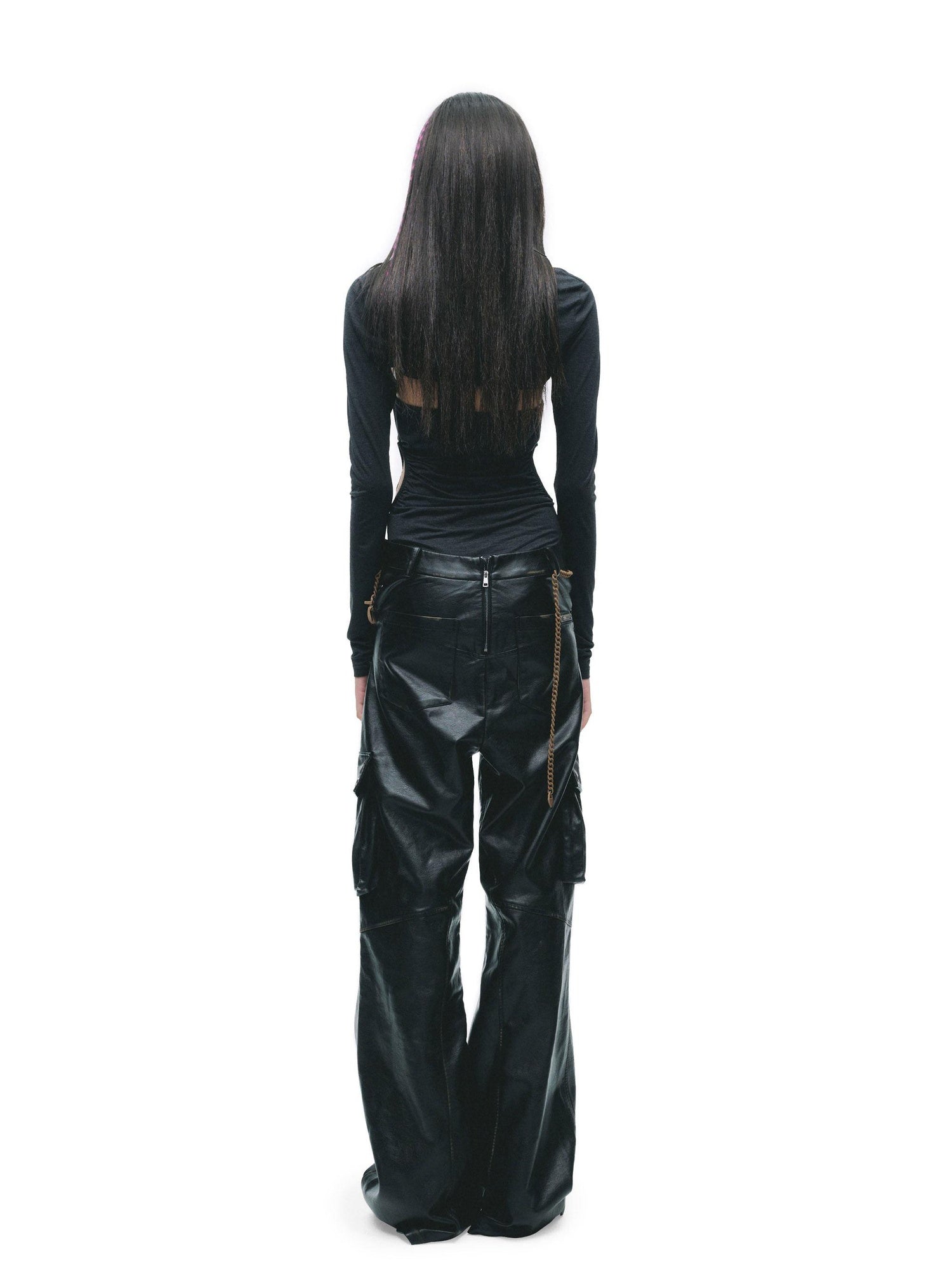 24ans Breathable Bamboo Stretch Sexy Slim Halter Long Sleeve Women Gray Camisoles