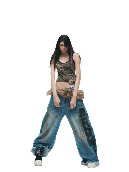 24ans Breathable Cotton Blend Camo Cropped Slim U Neck Women Outerwear Tank Tops-2