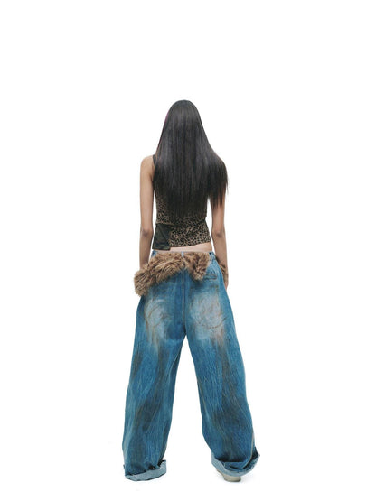 24ans Breathable Cotton Blend Camo Cropped Slim U Neck Women Outerwear Tank Tops