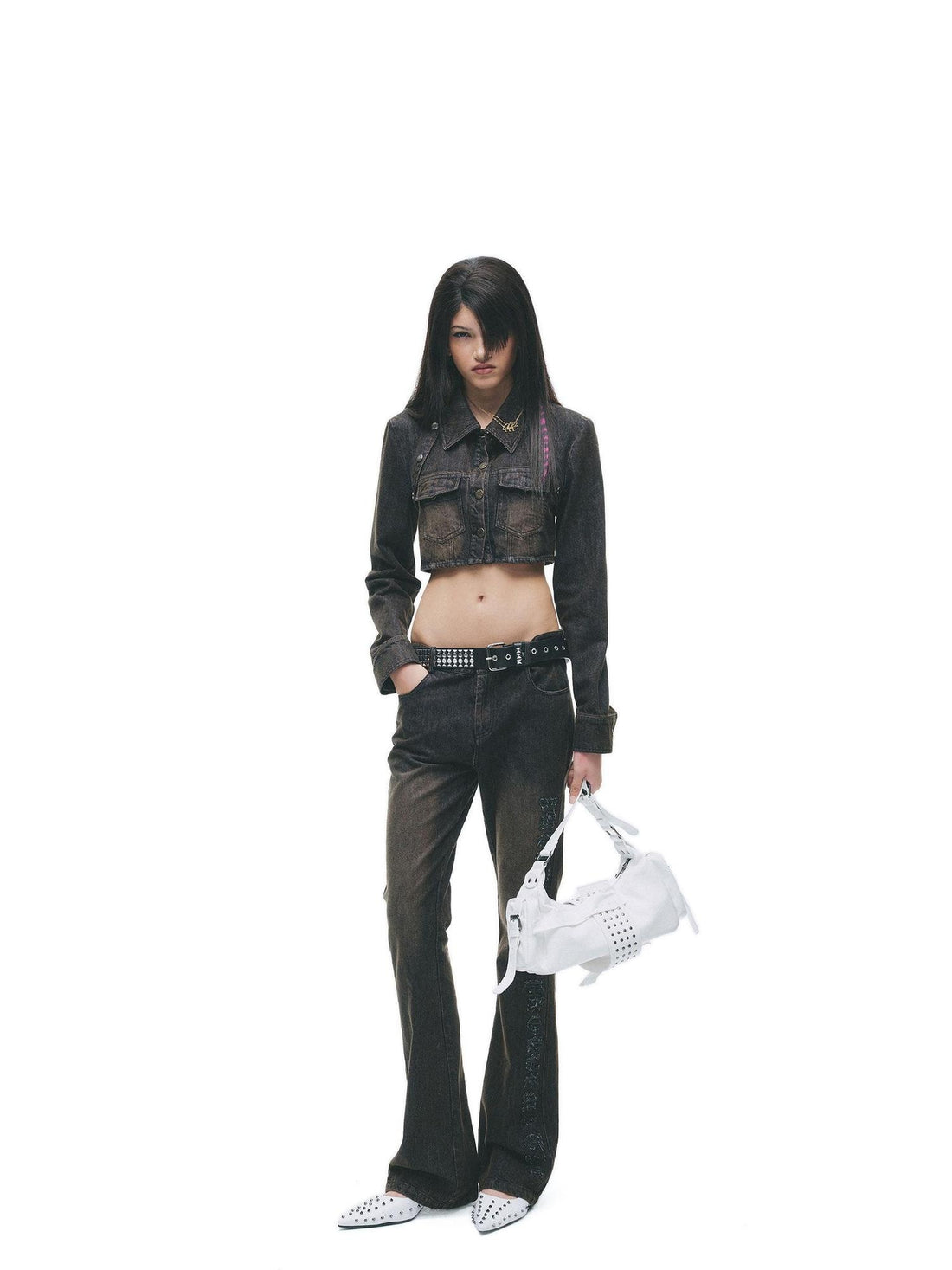24ans Breathable Cotton Linen Notched Collar Low Waist Women Top &amp; Pants Sets