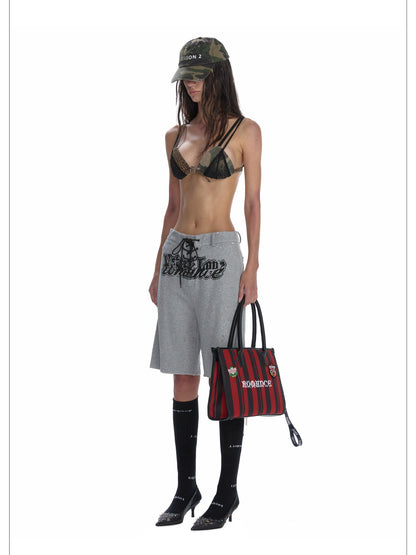 24ans Breathable Drawstring Waistband Sweatpants