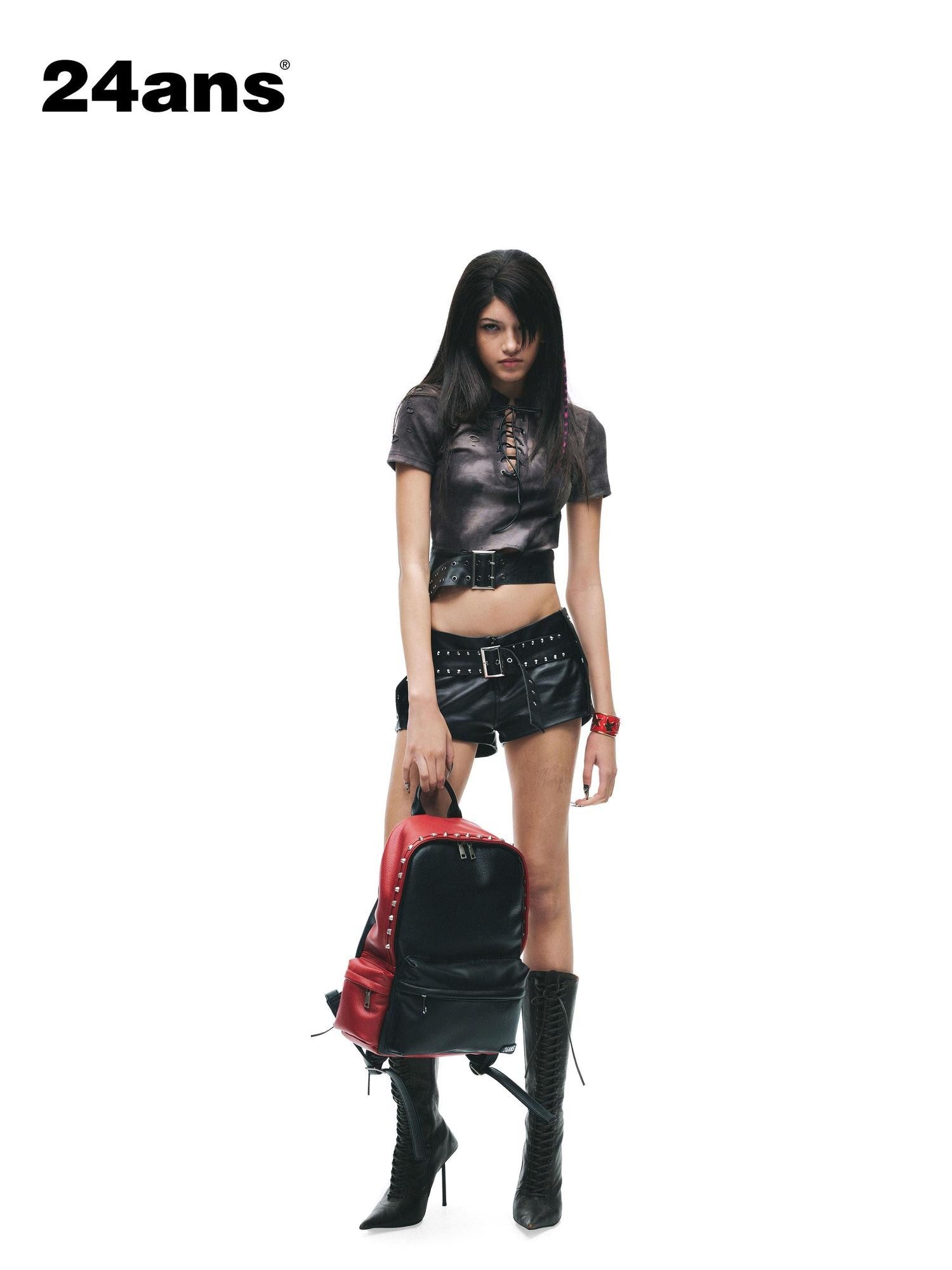 24ans Burnout Floral Distressed Enzyme Wash Women&