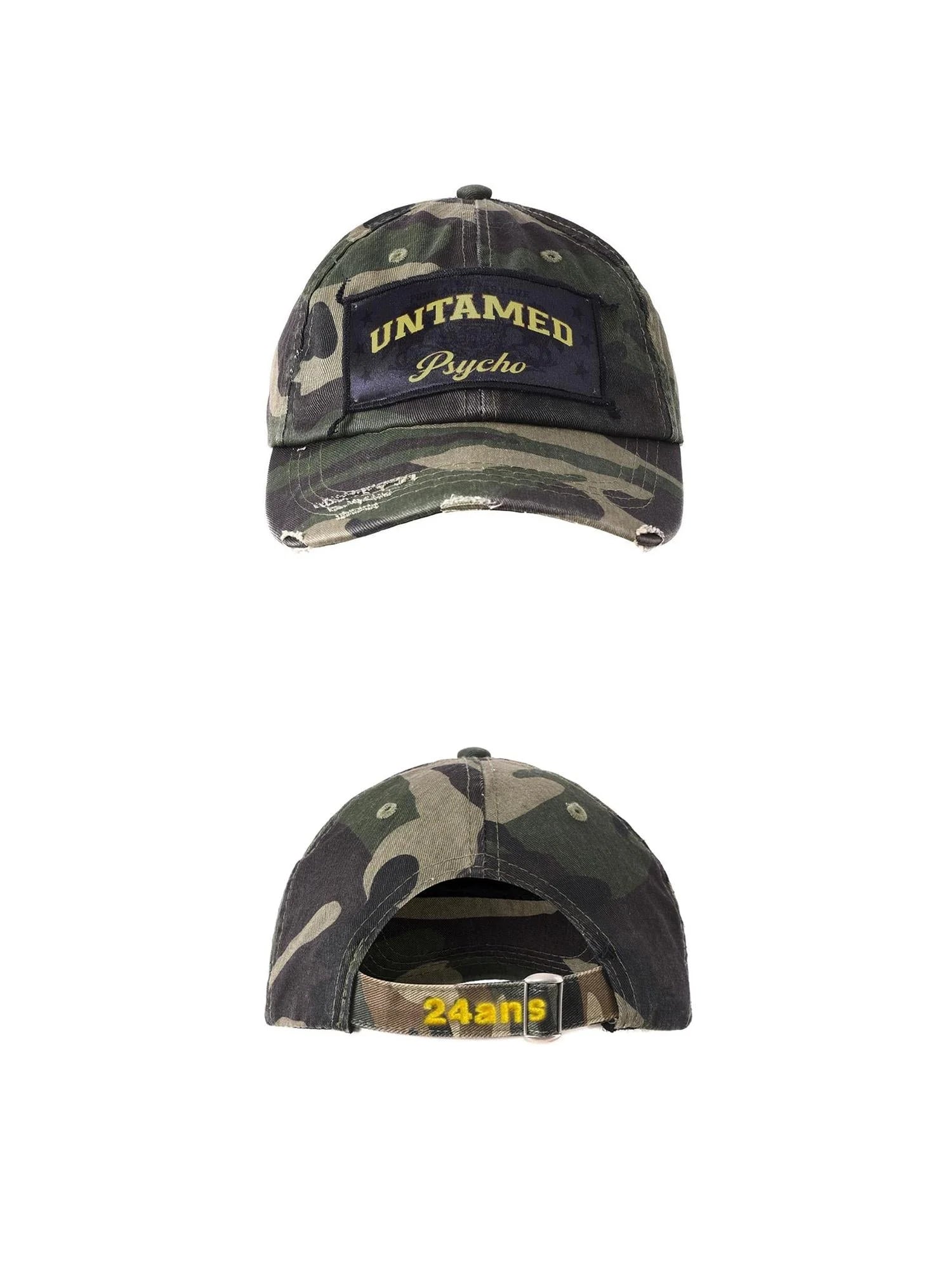 Camouflage Cap With Adjustable Strap
