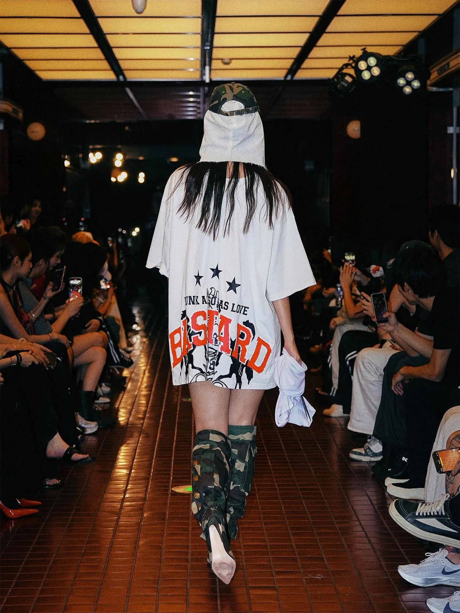 Camouflage Cap With Adjustable Strap