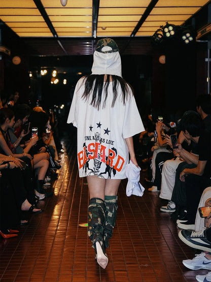 Camouflage Cap With Adjustable Strap