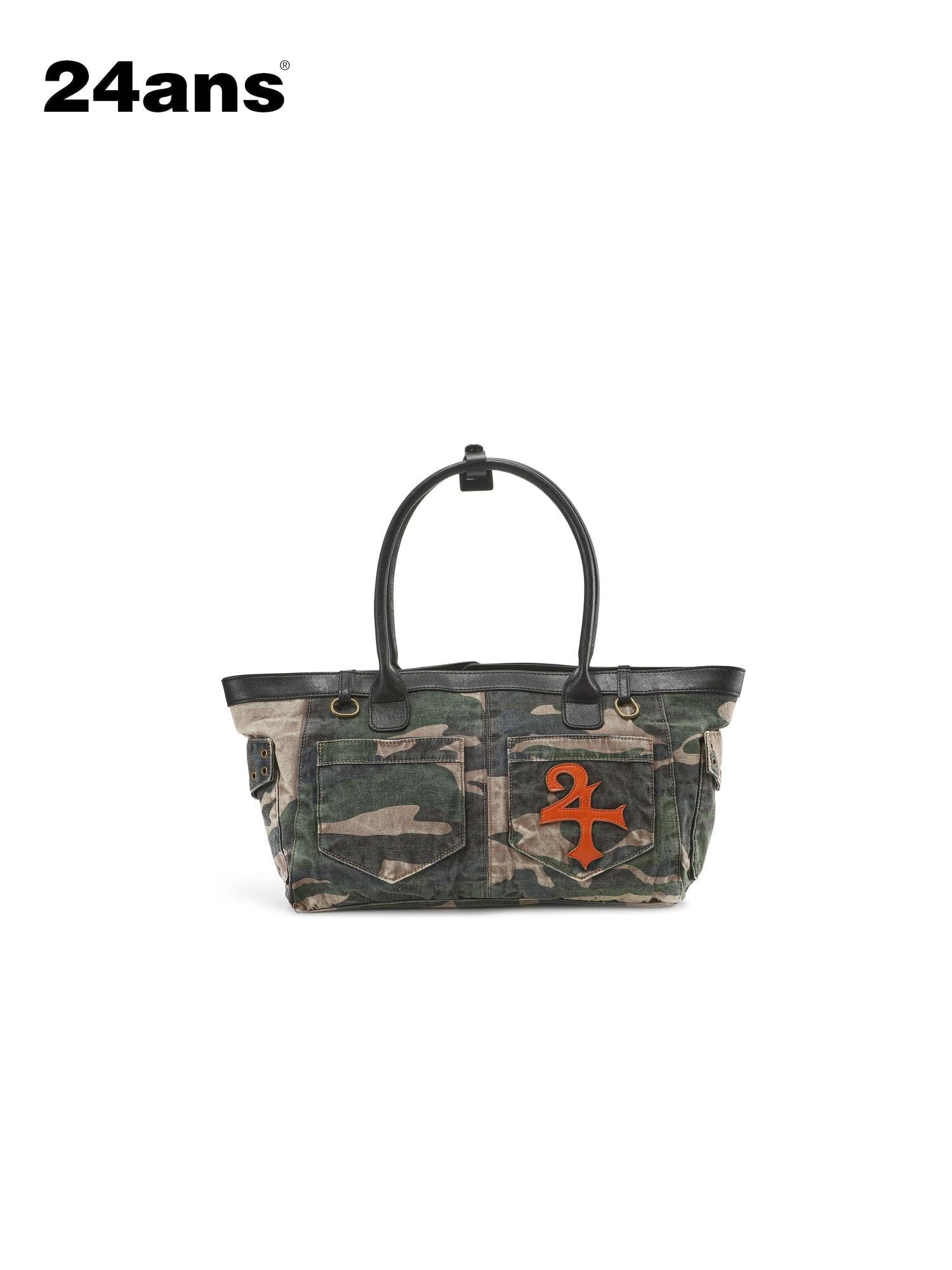 24ans Camouflage Square Thick Print Women&