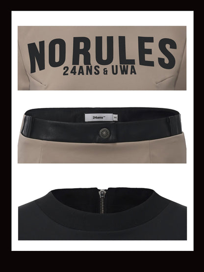 24ans Collaboration Tshirt Skort Two Piece Women&