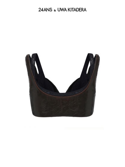 24ans Cropped Padded Strappy Short Women&