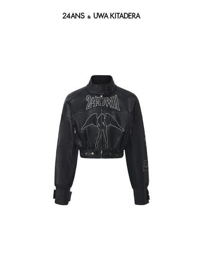 24ans Cropped Pu Women&