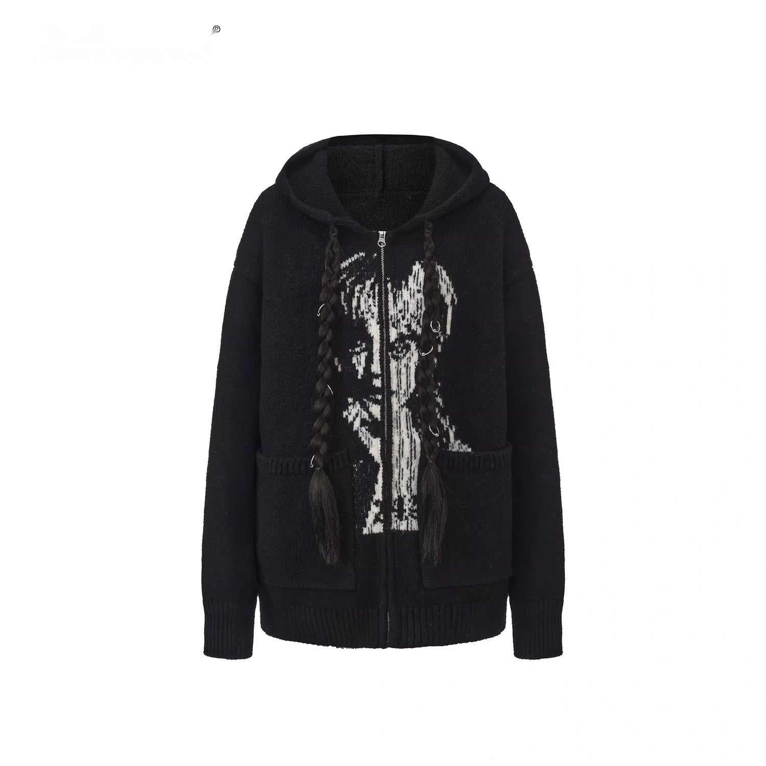 24ans_Detachable_Braid_Hooded_Knit_Sweater_MISSTT