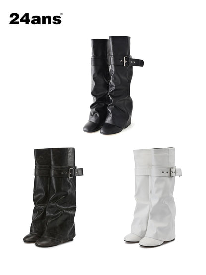 24ans Detachable Leg Boots Stacked To Straight Style