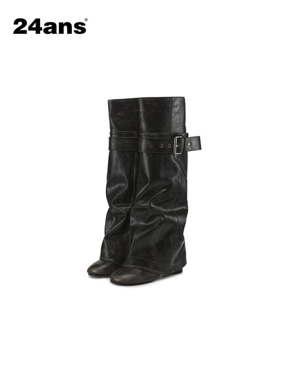 24ans Detachable Leg Boots Stacked To Straight Style
