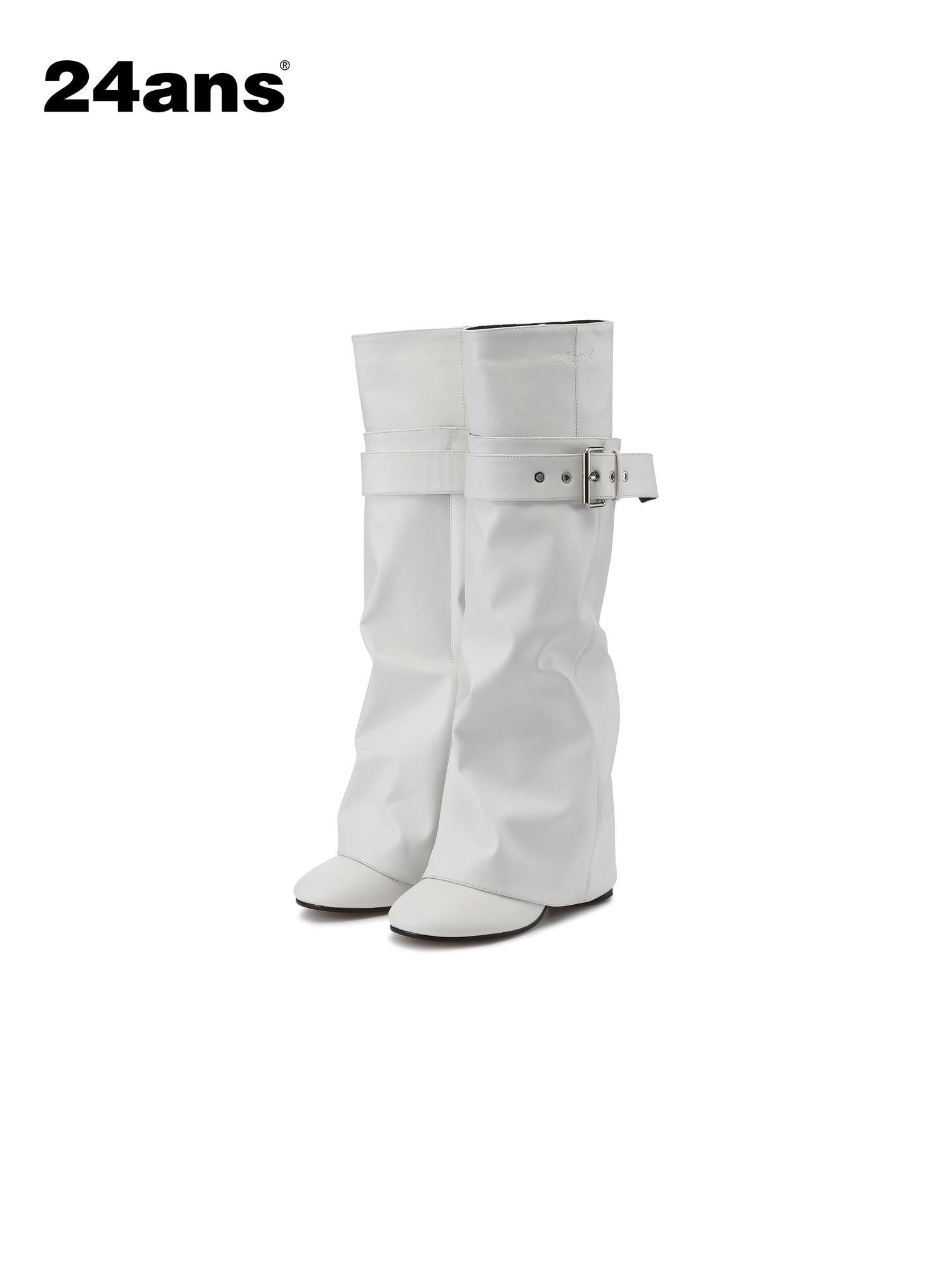 24ans Detachable Leg Boots Stacked To Straight Style