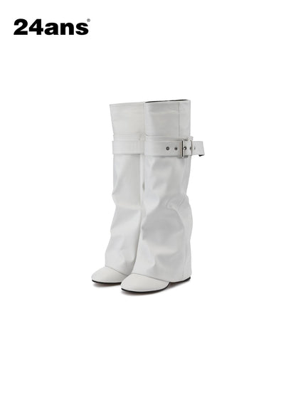 24ans Detachable Leg Boots Stacked To Straight Style