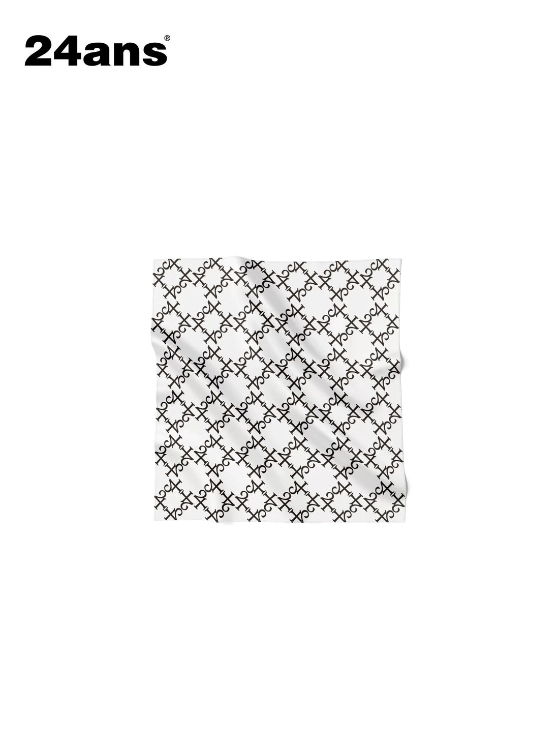 24ans Diamond Grid Print Colorfast Dyeing Women&