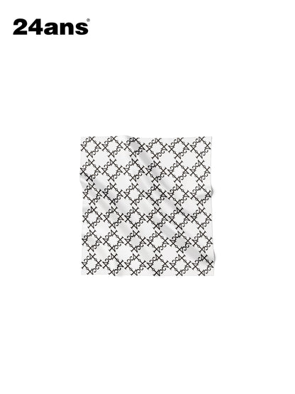 24ans Diamond Grid Print Colorfast Dyeing Women&