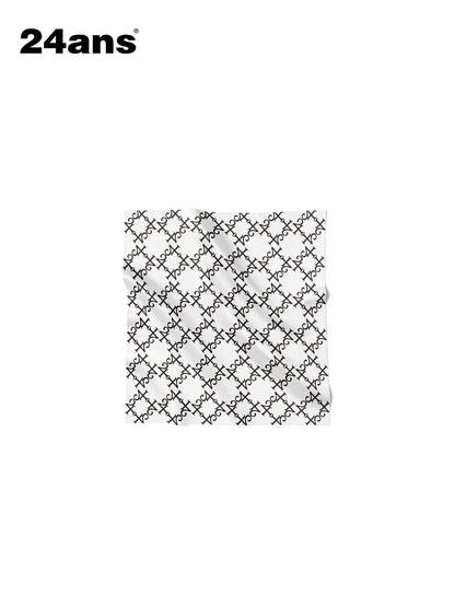 24ans Diamond Grid Print Colorfast Dyeing Women&