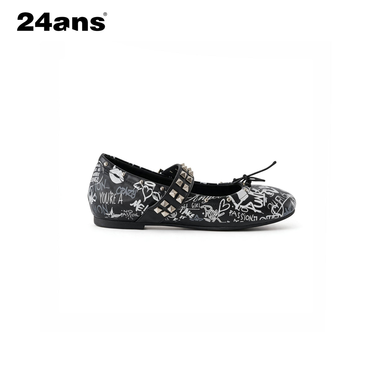 24ans_Digital_Print_Metal_Studded_Removable_Strap_Women&