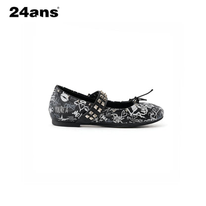 24ans_Digital_Print_Metal_Studded_Removable_Strap_Women&