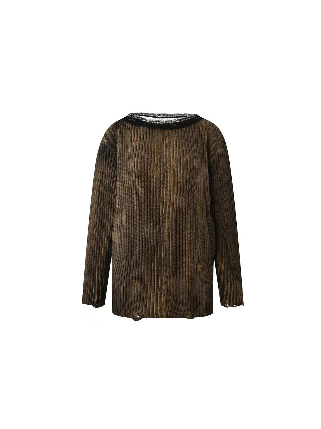 Dirty Grunge Lace Cutout Sweater