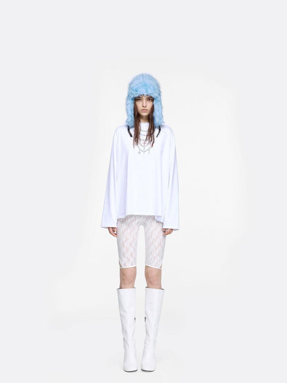 24ans Distressed White Detachable Boots