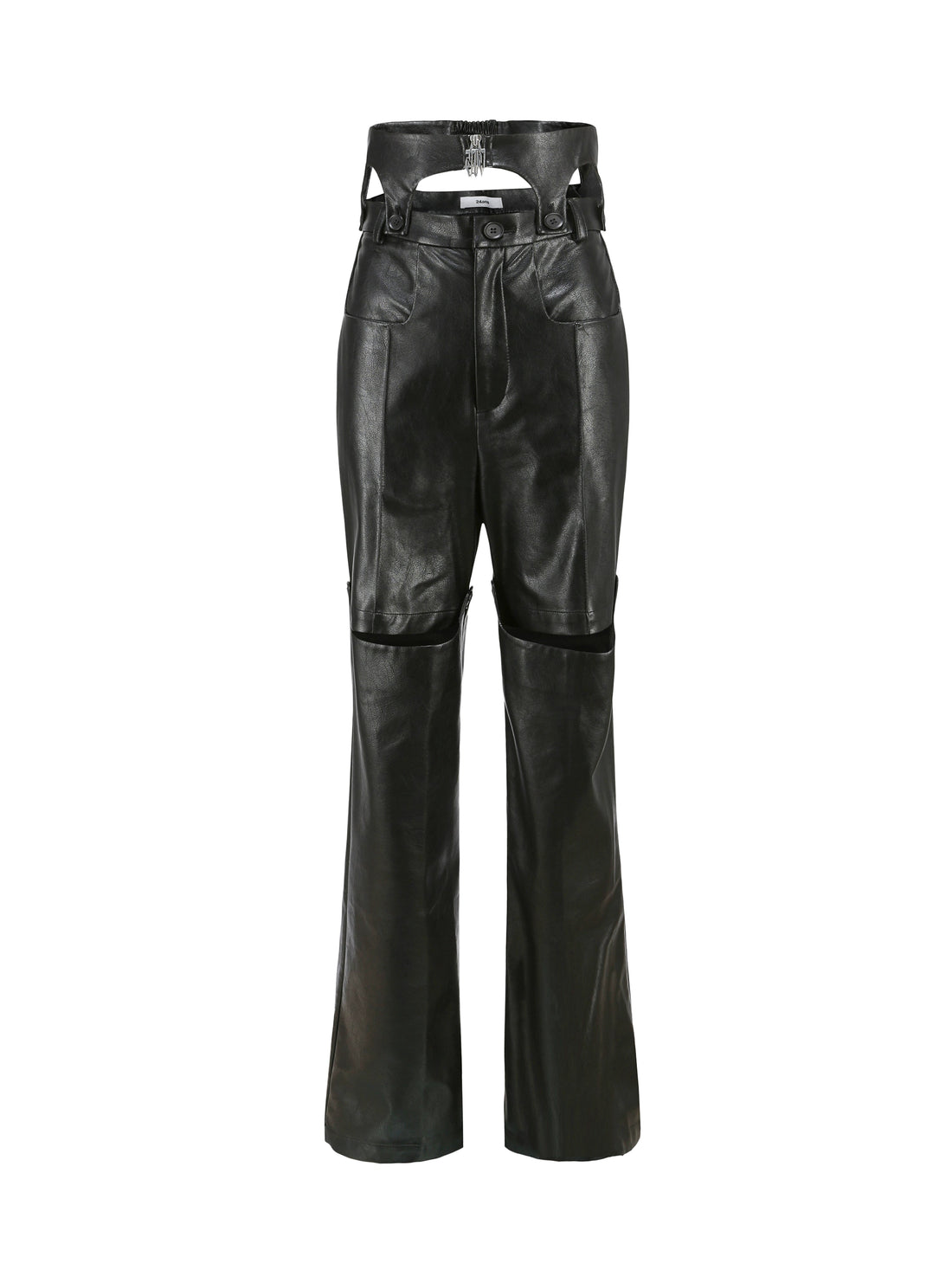 24ans Double Cut Leather Pants Spring 2024 MISSTT