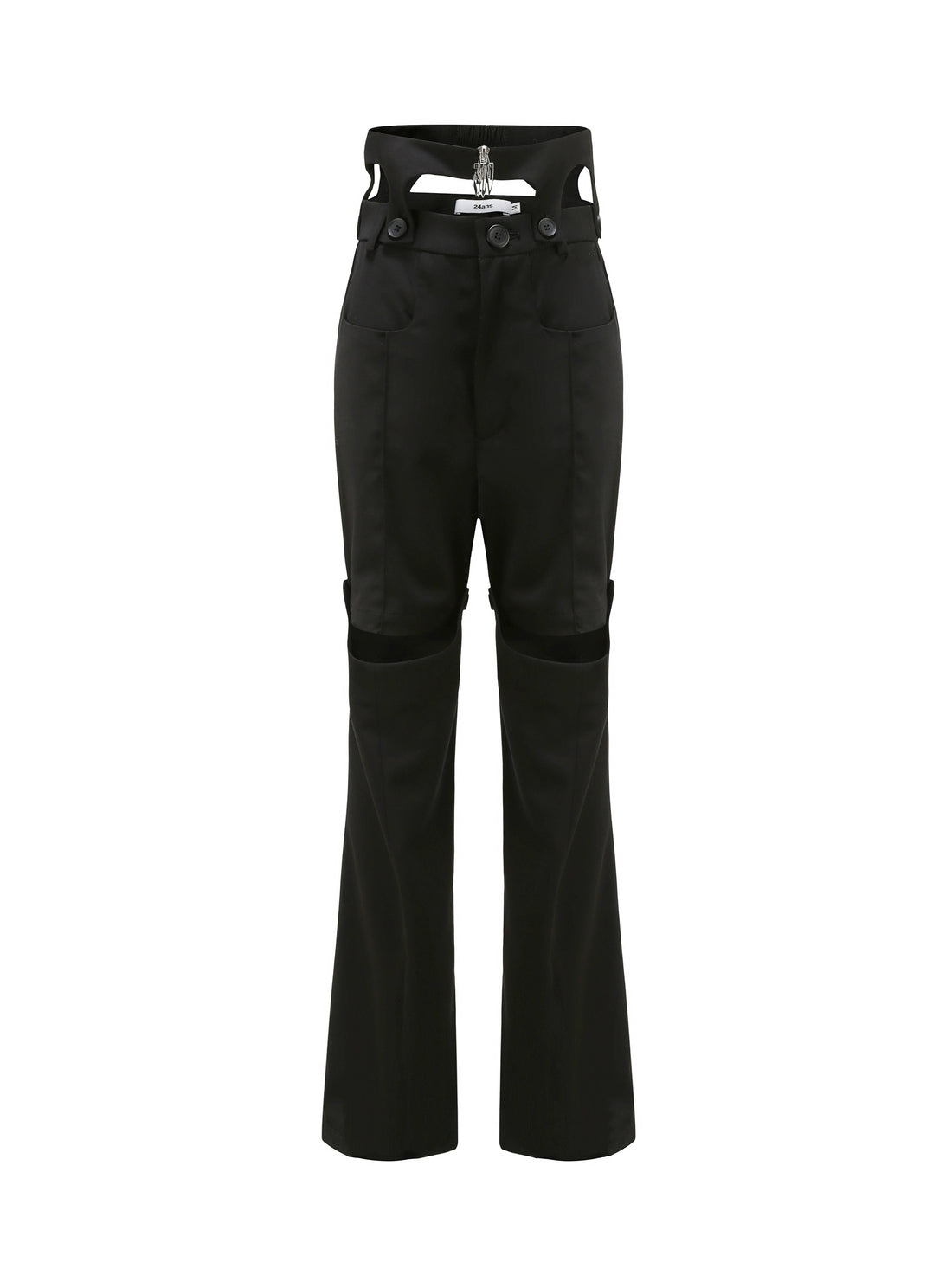24ans Double Cut Leather Pants Spring 2024 MISSTT